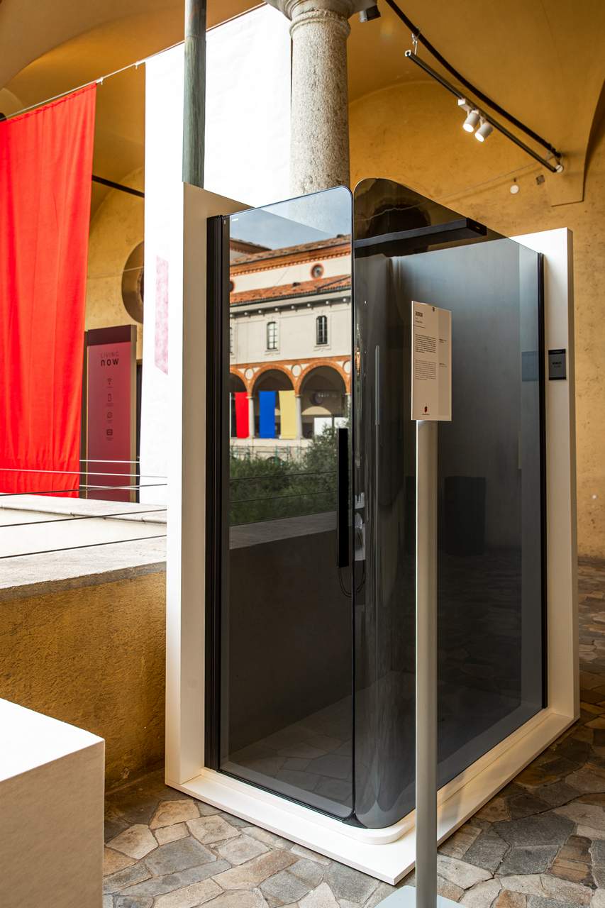 Bobox selezionato da ADI a Milano, foto frontale