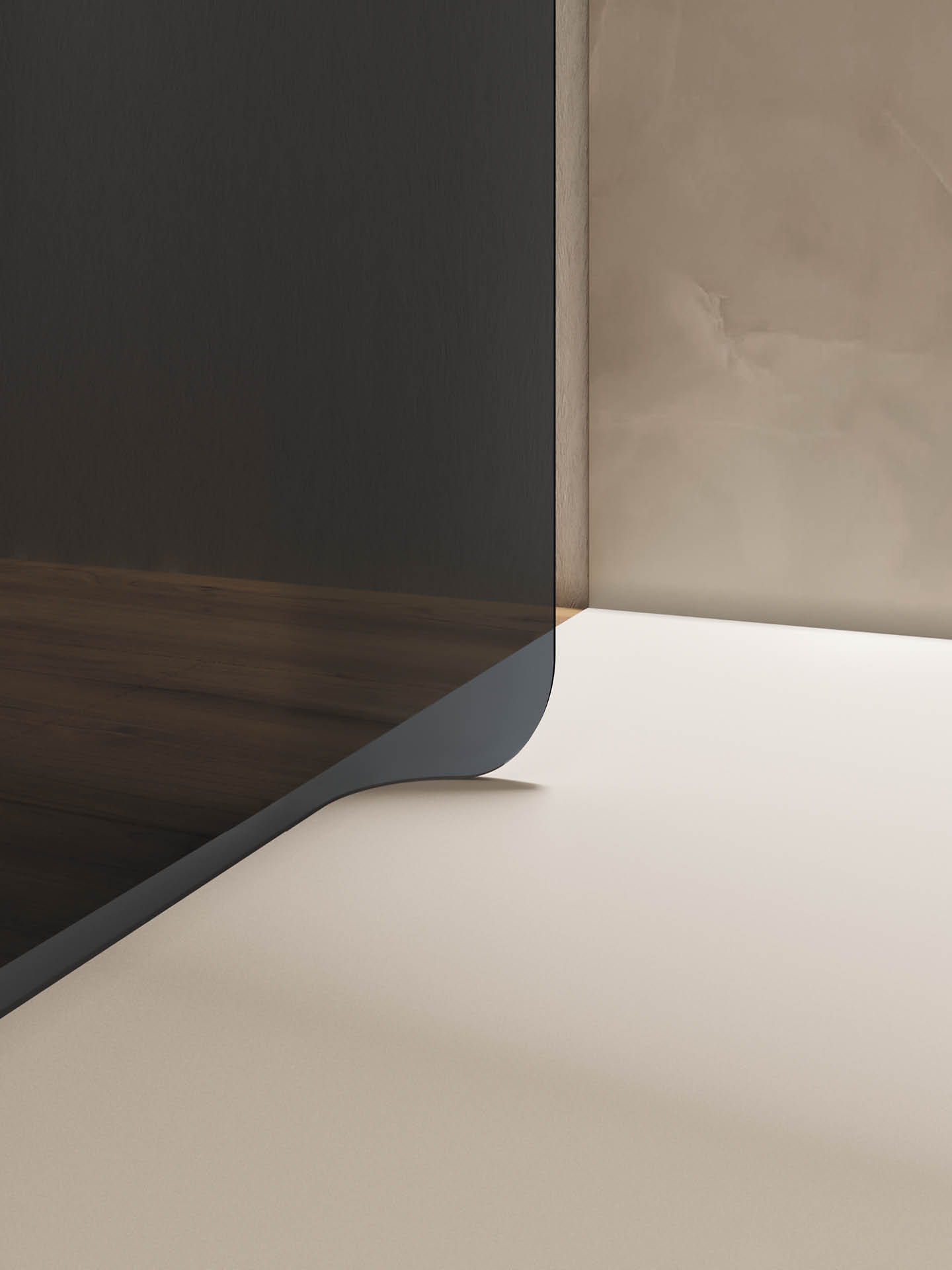 raggiatura vetro cabina doccia di design bobox