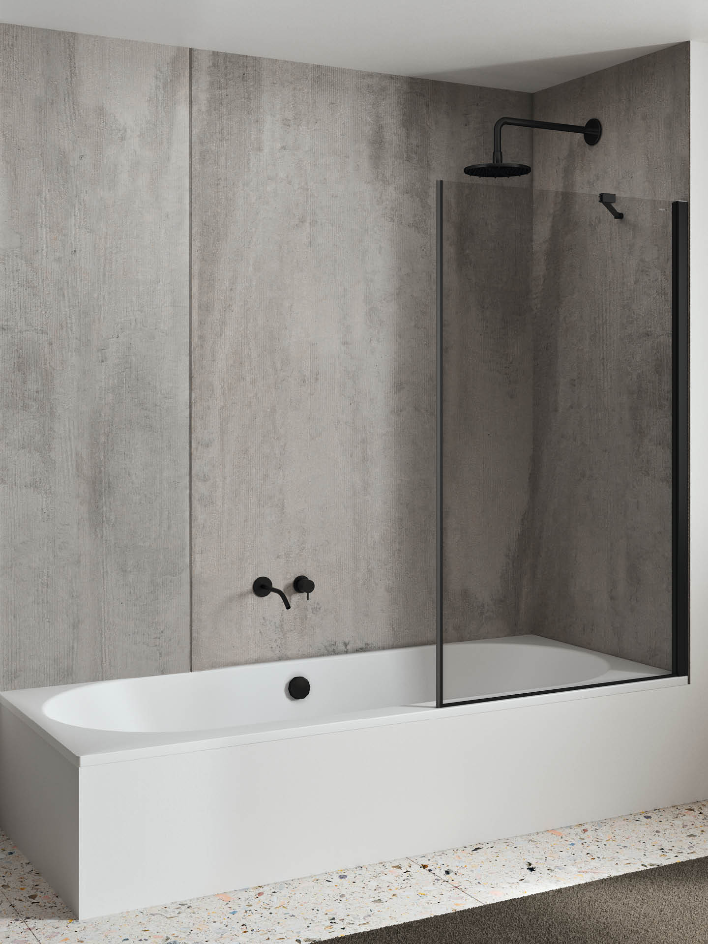 sopravasca walk-in angolare