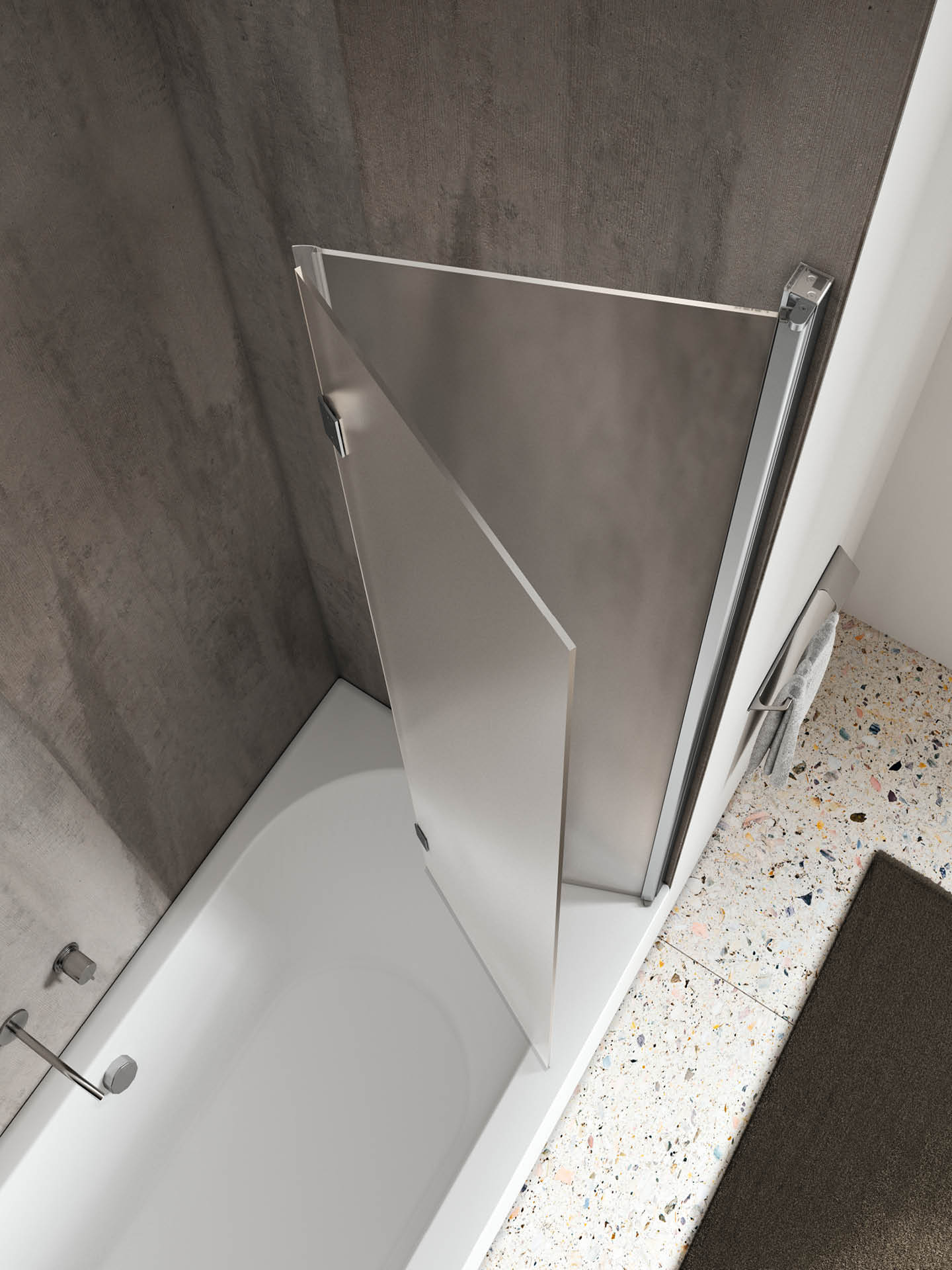 sopravasca light vs con apertura a soffietto anta aperta