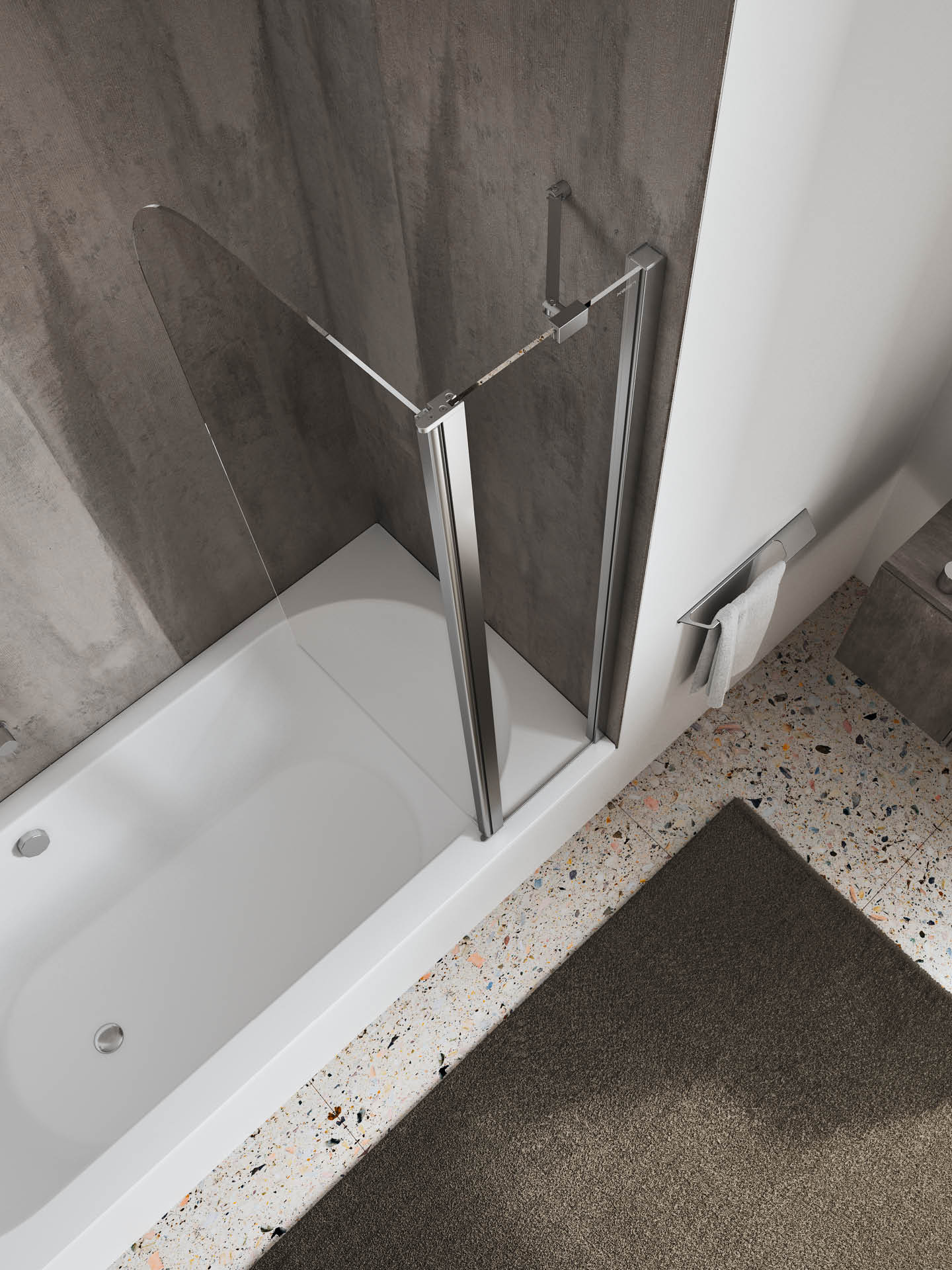 sopravasca light v con anta battente richiudibile