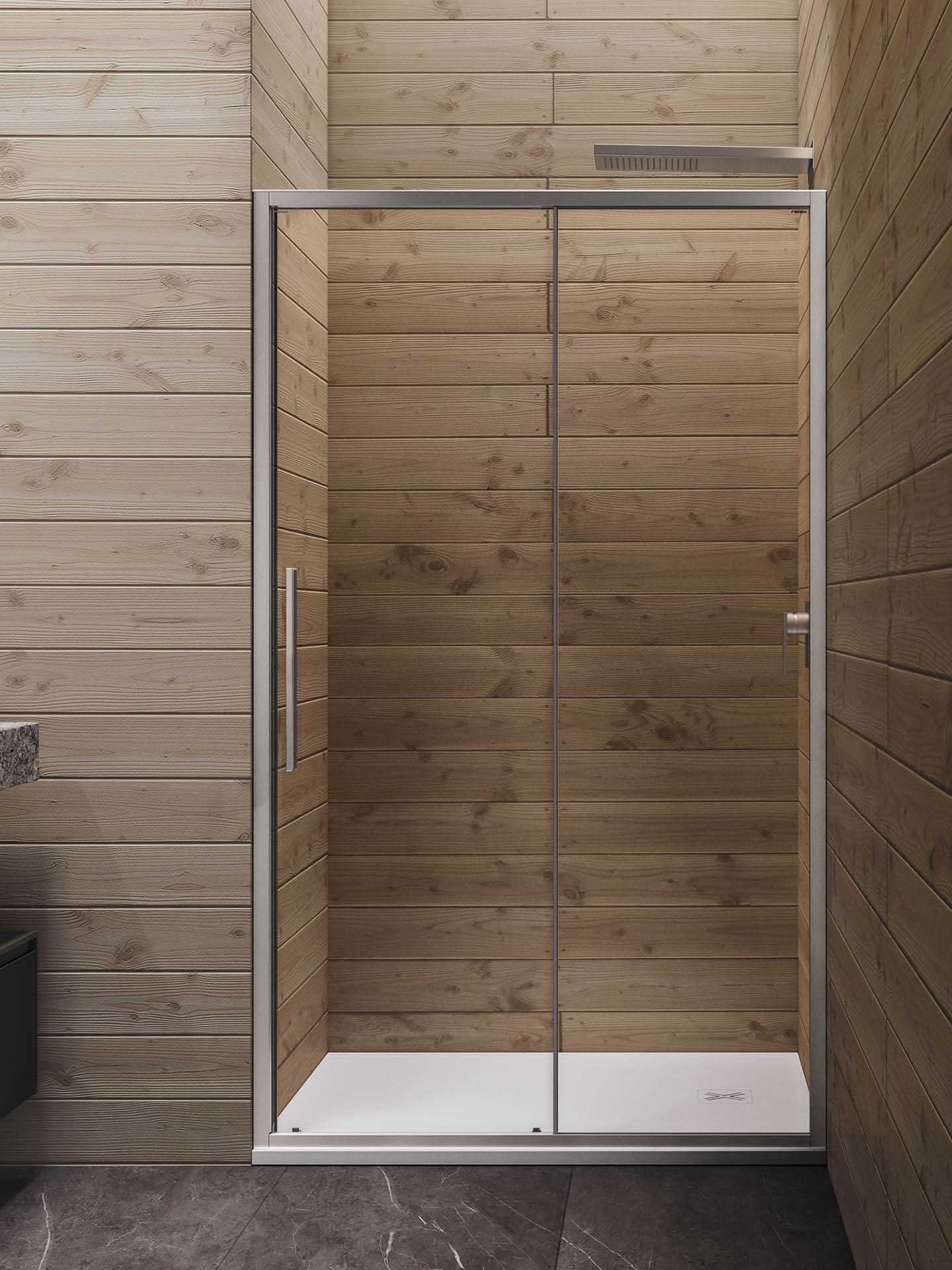 box doccia in nicchia unico sc1 con anta scorrevole