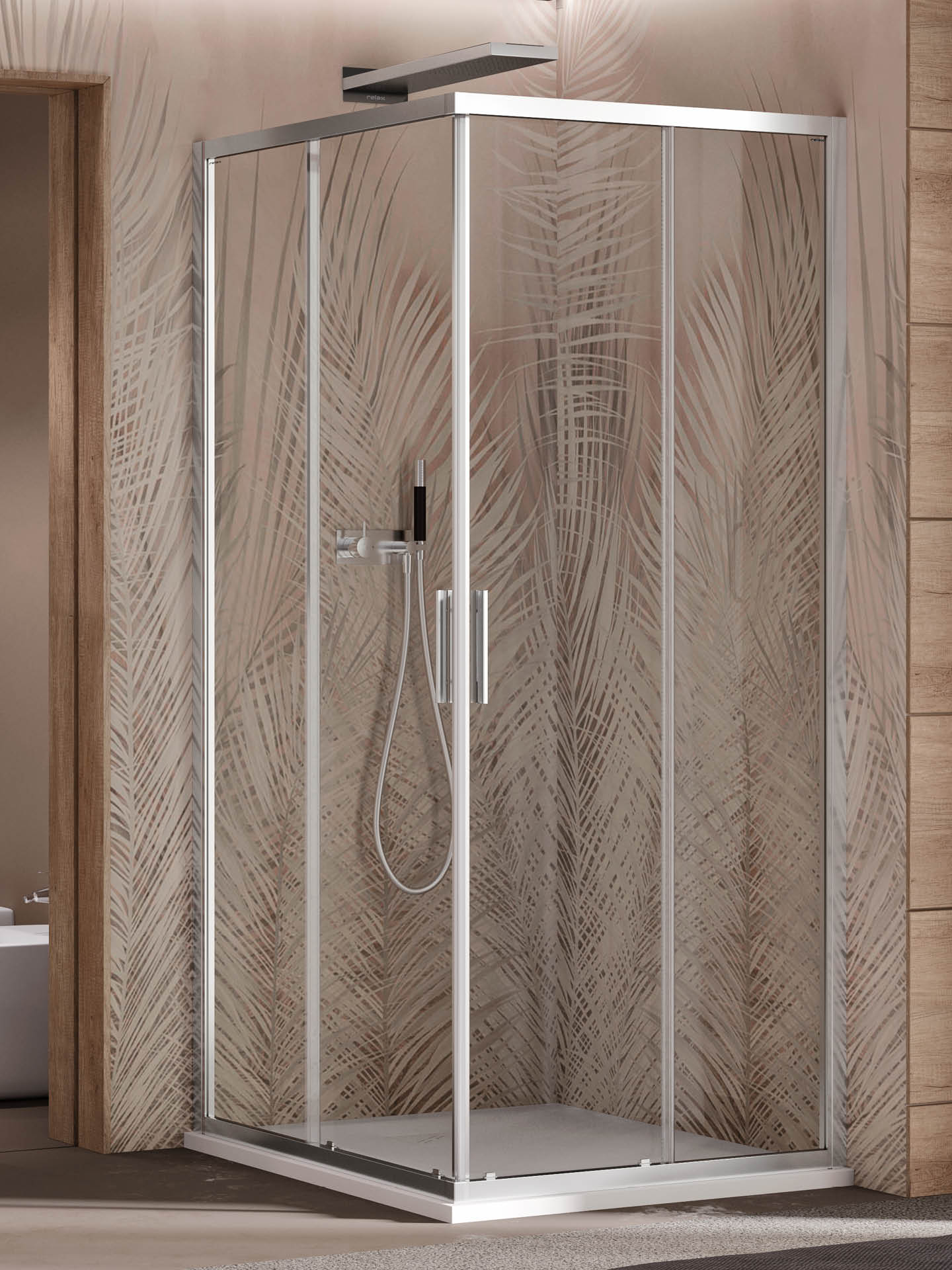 smart a+a box doccia ad ante scorrevoli angolare