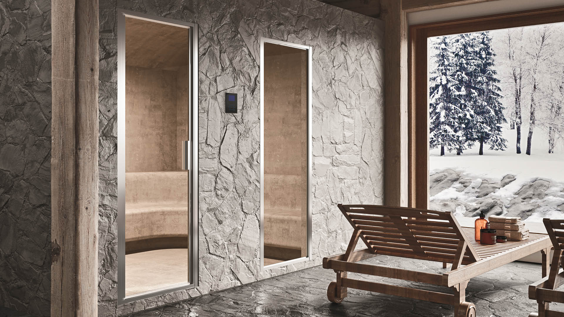 steam b1 box doccia in nicchia per il bagno turco