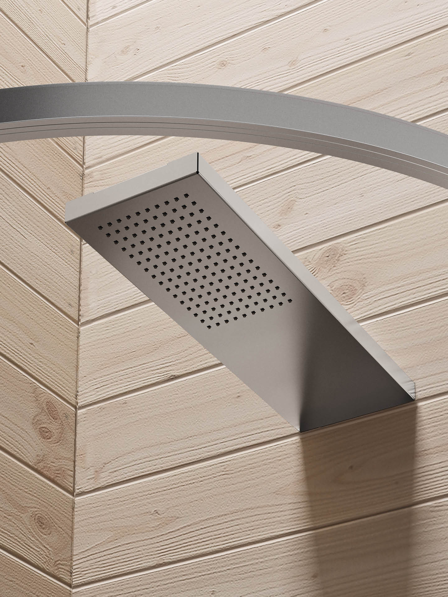 soffione joy s per box doccia squadrato