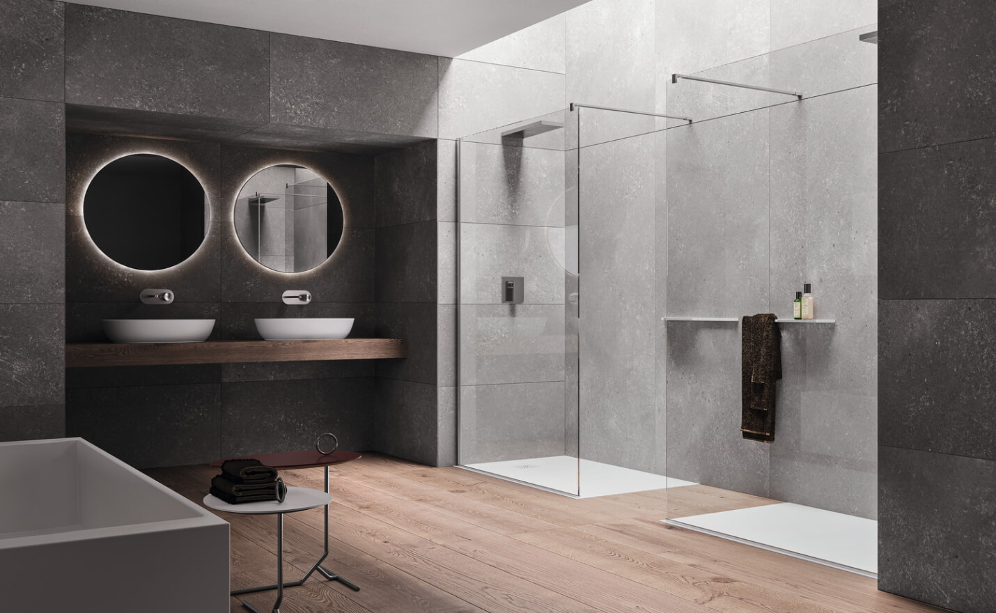 cta-deux Doppia cabina doccia walk-in per 2 persone