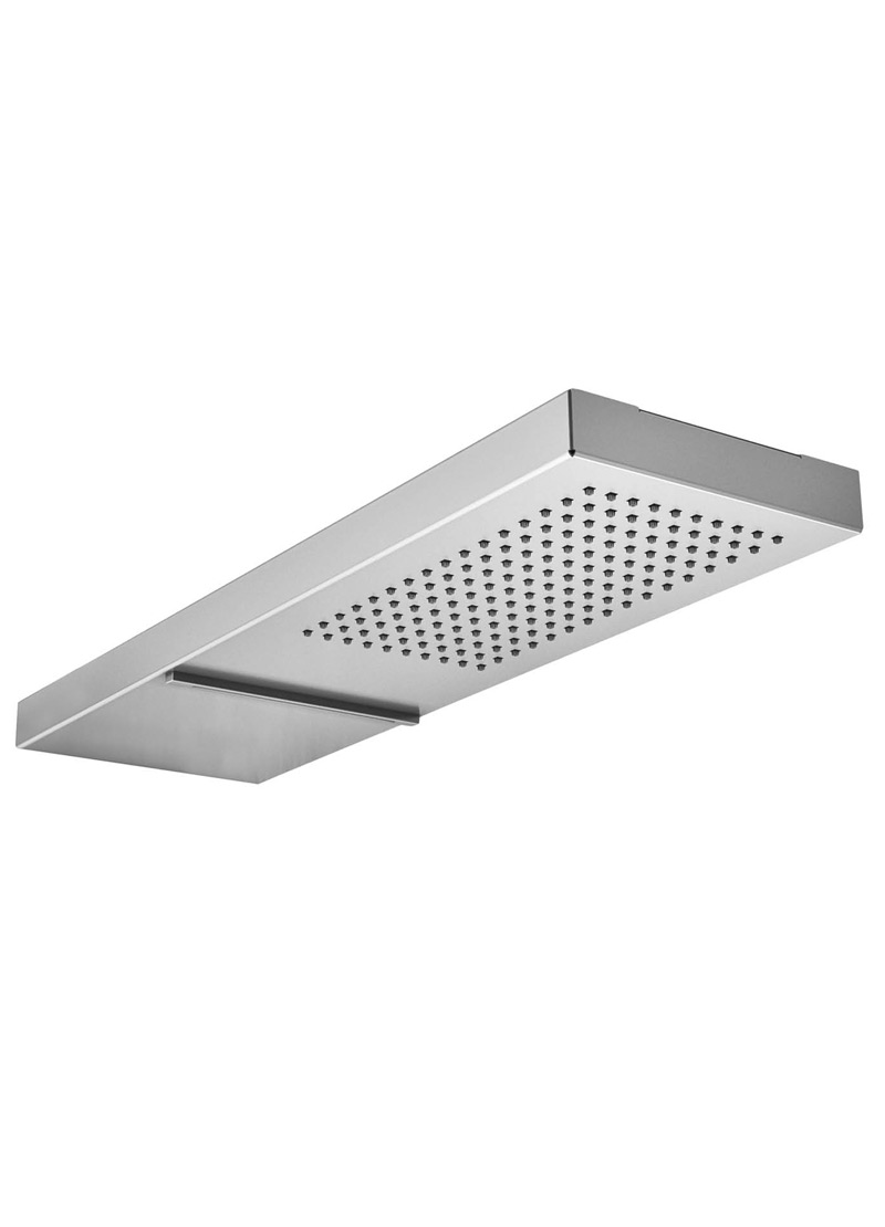 JOY-SC_immagineprincipale Soffione dalle forme squadrate color alluminio brillantato Joy