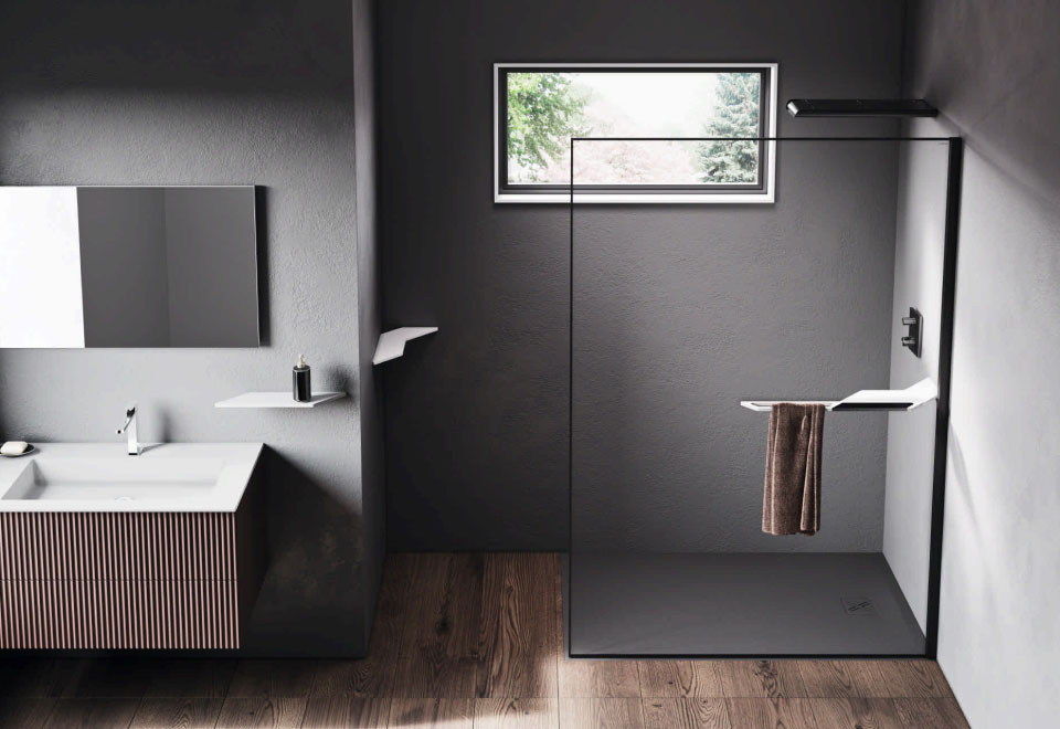 bagno con soluzioni oblique di stabilità