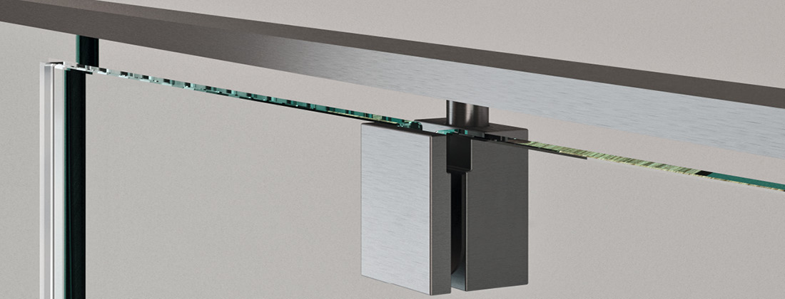 dettaglio anta pivot box doccia