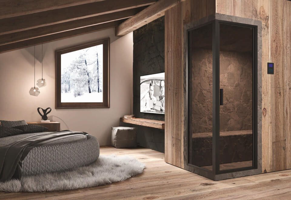 STEAM B1+F bagno turco in camera da letto con box doccia con tenuta vapore