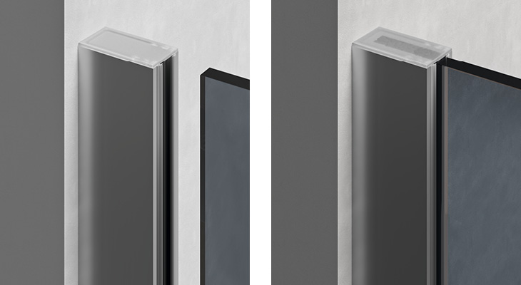 Inserimento del vetro a pressione in due fasi fondamentali