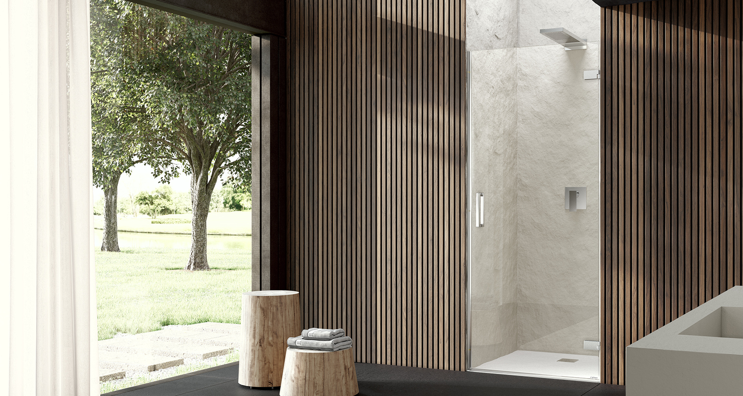 Cover M, the shower enclosure without profiles