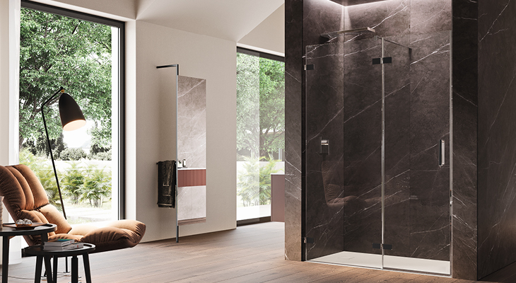 Cover, cabine de douche en niche sans profils
