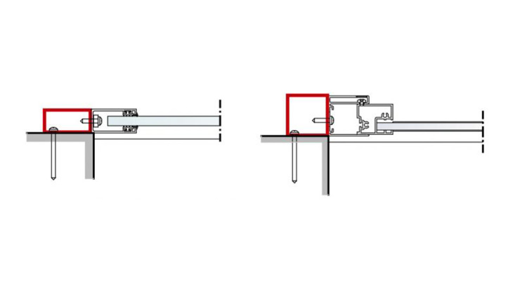 Profilo di fissaggio laterale