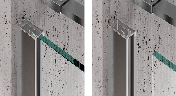 inserimento Inserimento del vetro a pressione