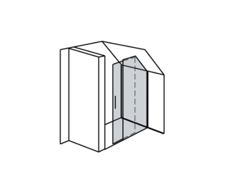 Esempio di soluzione in nicchia scorrevole su misura