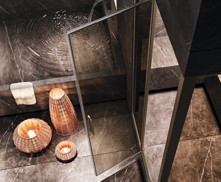 Articoli Blog6 espace bien-être salle de bain avec cabine de douche à vapeur