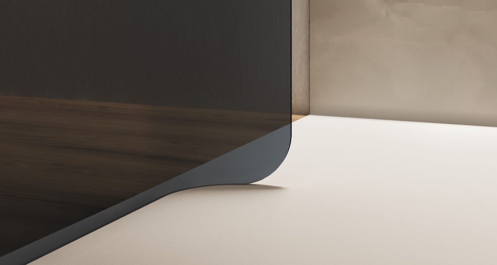 Poutre en verre bobox de couleur grise