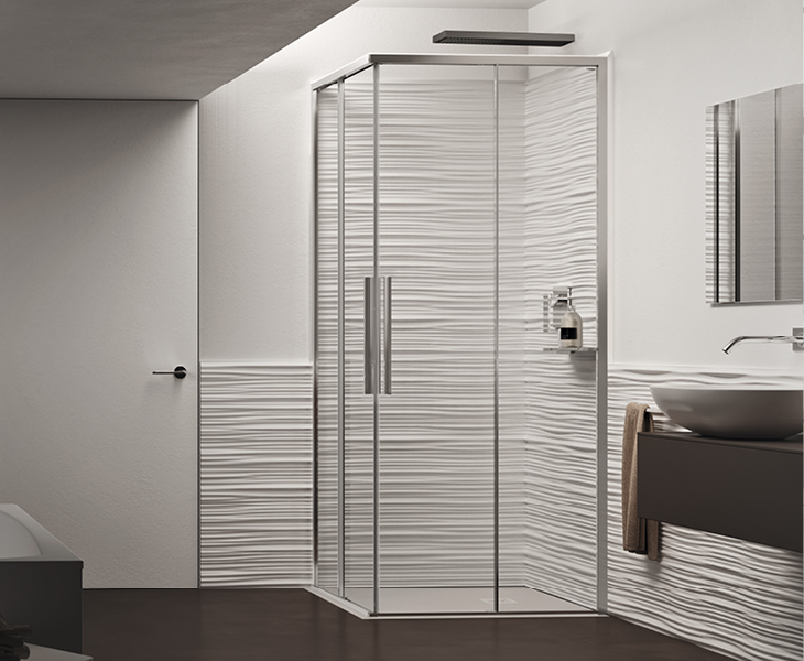 80x80 Pure A+A shower enclosure Corner shower box 80x80 with sliding doors