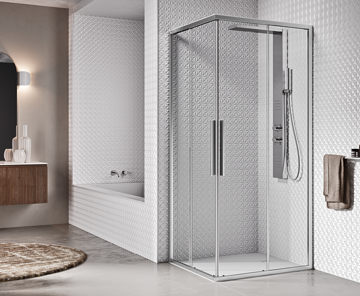 Montare box doccia 5 Unico A+A pre-assembled shower enclosure