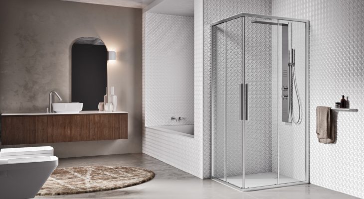Cover 612 Unico A+A shower enclosure 6mm thick glass