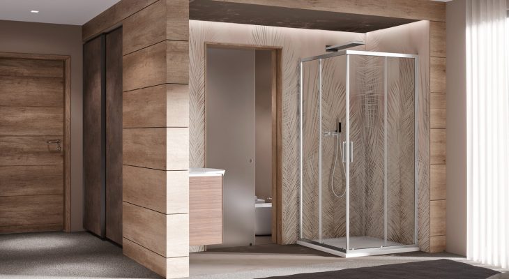 Cover 613 Smart A+A shower enclosure 6 mm glass thickness
