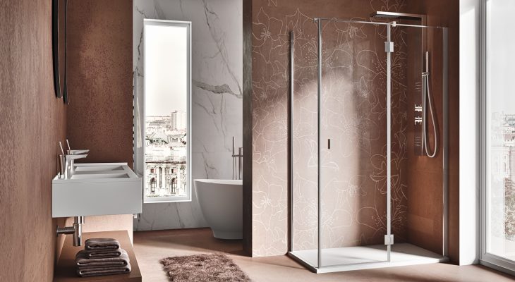 Cover 619 Petrarca AF+F shower enclosure 6 mm glass thickness